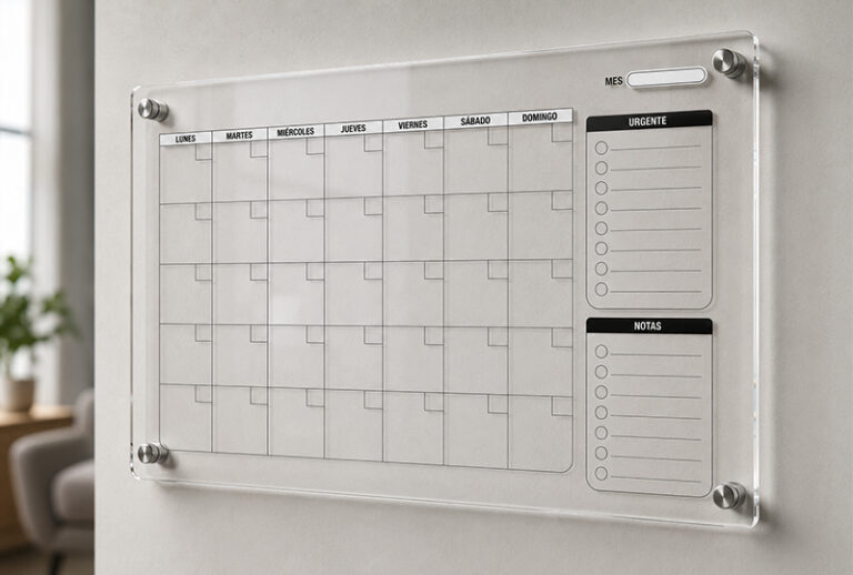planificador modelo calendario con notas